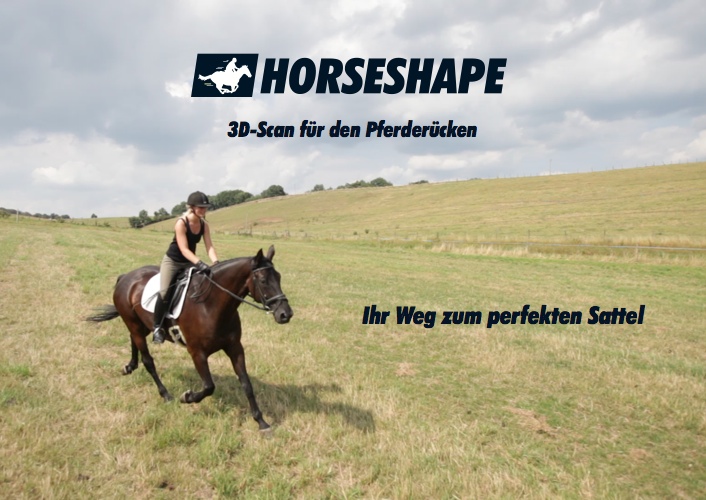 HORSESHAPE: 3D-Scan für den Pferderücken. Ihr Weg zum perfekten Sattel.